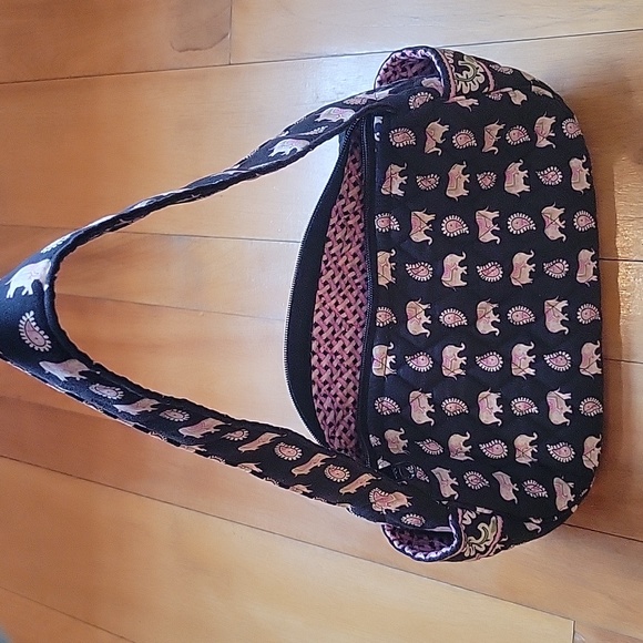 Vera Bradley bag with pink elephant print - Picture 8 of 8